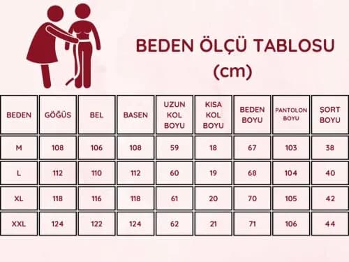 Bayan Pijama Takım - Ekoseli Önden Düğmeli Penye Kısa Kollu 5
