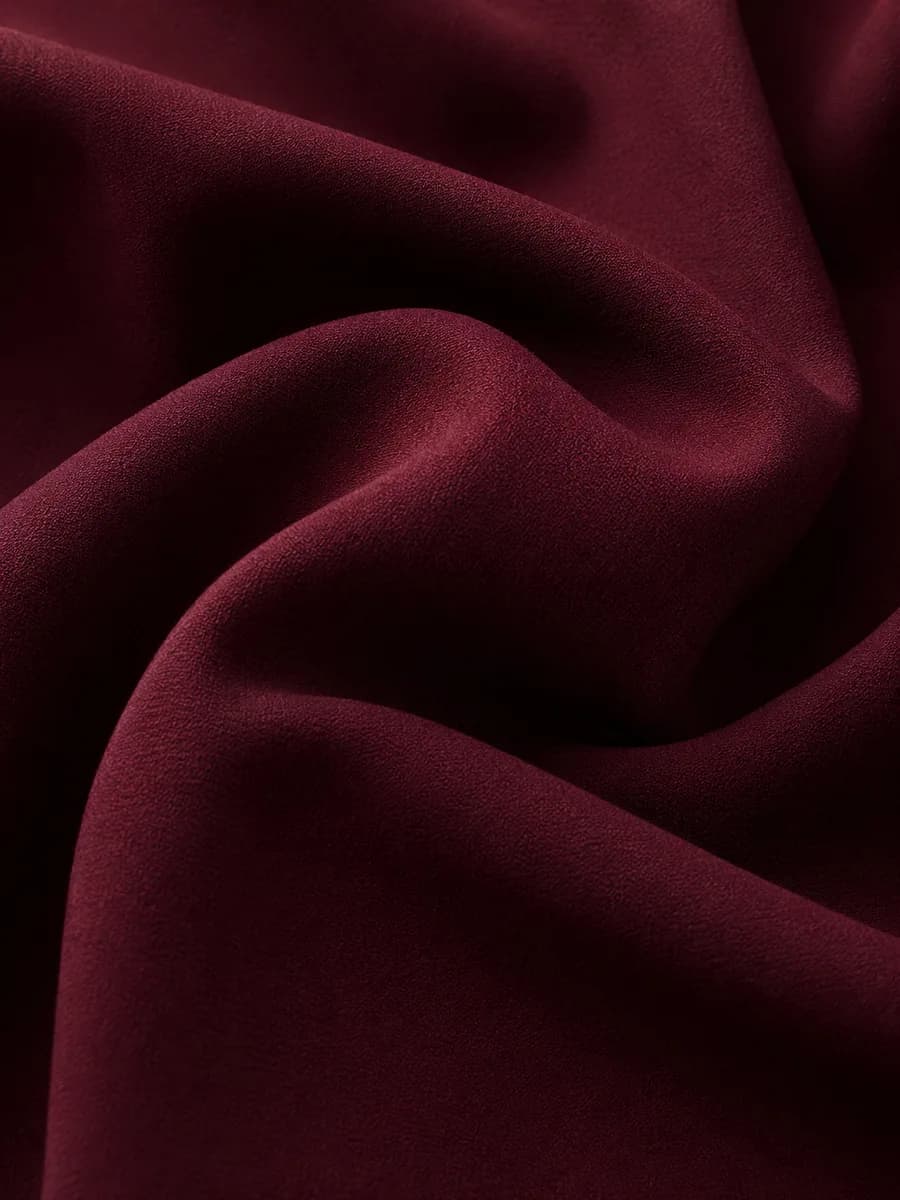 Kadın Bordo Yüksek Bel Kumaş Havuç Pantolon 5