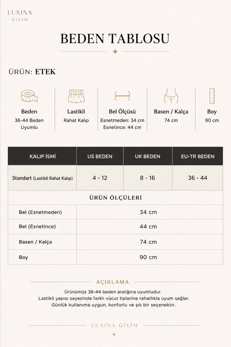 Kadın Lacivert Poplin Kumaş Uzun Etek Beli Lastikli Günlük Maxi Etek 90 CM 8